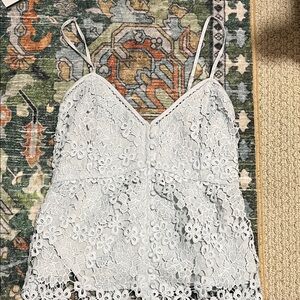 Abercrombie & Fitch Lace Camisole - White